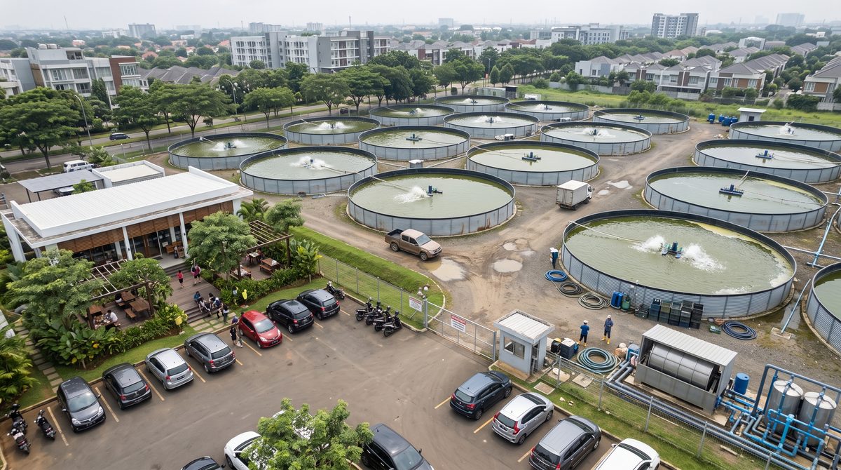 Bintaro urban farm, Jakarta — artist impression